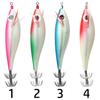 Luminous Copper Sinker Artificial Jigs Squid Hook Fishing Tackle Octopus Bait Wood Shrimp Lures