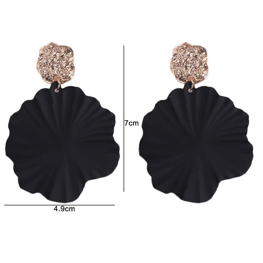 Ear Decor Vintage Long Earrings Elegant Exaggerated Earrings Spiral Flower Earrings  Girls Gift