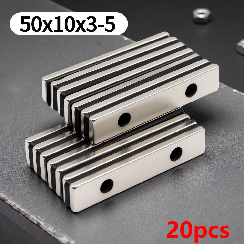 50X10X3-5MM imans Block Refrigerator magnets for Office Whiteboard Suitable Tools Home Workplace, Etc 50*10*3-5