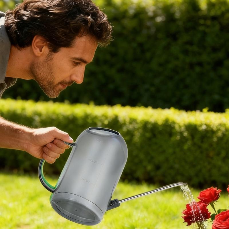 2L Capacity Watering Can for Plant Watering Can for Indoor Outdoor Gardening Watering Pot with Ergonomic Handle