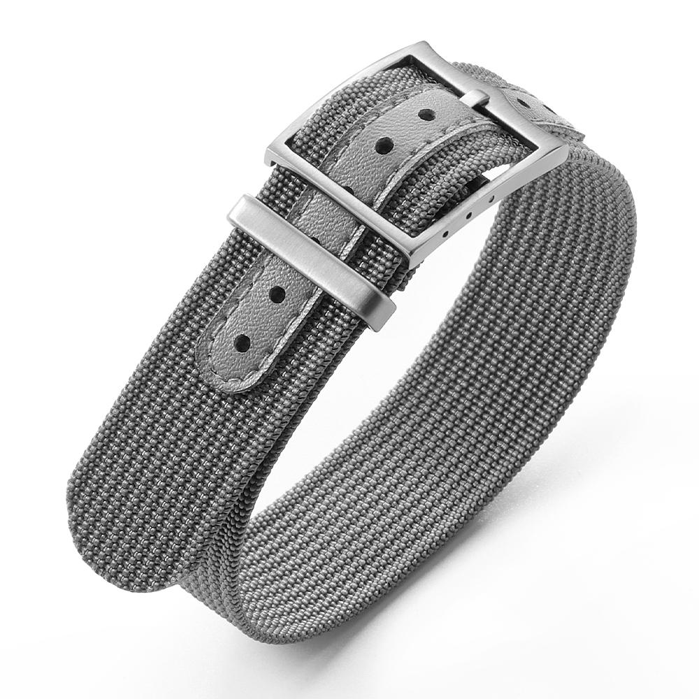 Premium Ribbed Watch Band Nylon 20mm 22mm Watch Strap for Omega Military Sports Watchband ArmyGreen Black Blue Wristband for Men