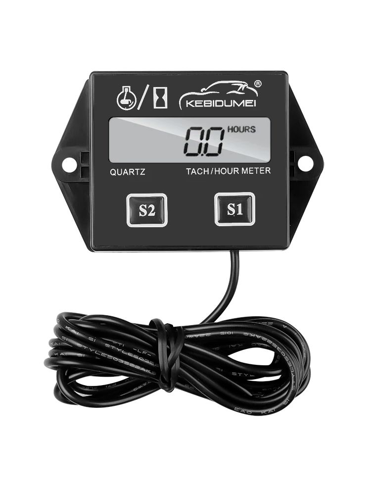 Engine Tach Hour Meter Tachometer Gauge Engine