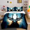 Magical Deer Decor Set Soft Comfortable Duvet Cover Bedding Set Included 1*Duvet Cover & 2*Pillowcases, Gift