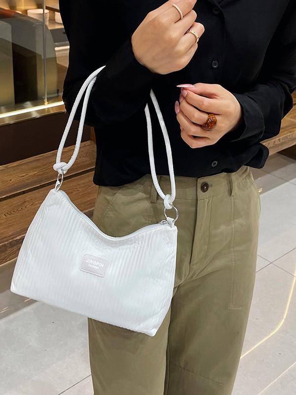 2026 Crescent Pleated Underarm Bag: Fashionable, Textured, Simple & Elegant Single Shoulder Crossbody