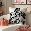 Pop Girl Group KKATSEYE Cushion Cover Pillowcase Short Plush Invisible zipper Room Sofa Cushion Cover