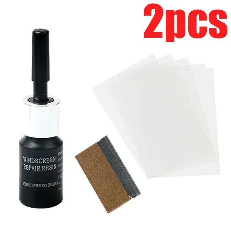 Car Windshield Windscreen Glass Repair Resin Kit Auto Vehicle Casement Fix Tool Quick Repair Window Cracks Maintenance Tools