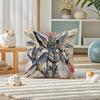 Mobile Suit Gundam Gundam Kyrios Anime Plush Pillow Cover Soft Short Plush Cushion Cover For Sofa Bedroom Home Decor Gift