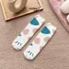 Women's Non-Shedding Coral Fleece Socks, Thick & Warm, Mid-Tube Design for Comfortable Home & Sleep Wear