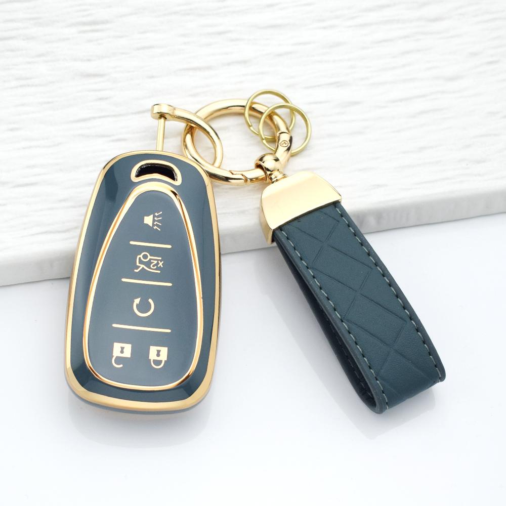 Anti-scratch Car Key Fob Cover for Chevrolet Chevy Camaro Cruze Malibu Equinox Onix Spark Sonic Volt Full Protection Key Case