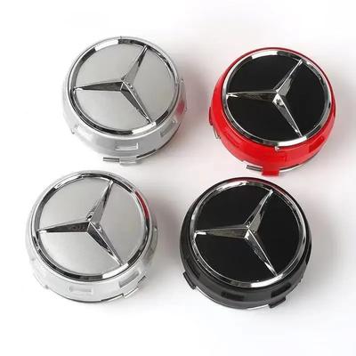XHBNJ1 For Mercedes Benz 4PCS 75mm Car Wheel Center Hub Caps Cover for Mercedes Benz B/C/E/S Class A Class C200L GLC GLK CLA W166 W163