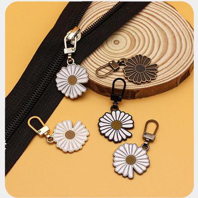 5Pcs Removable Zipper Head Luggage Bag Schoolbag Coat Clothes Shoes Boots Metal Zipper Puller Tab Slider Sewing Accessories LM