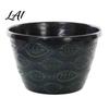 Garden Supplies for Flowers 11 Inch Flower Pots Leaf Embossed Plastic Planters with Drainage Hole Retro Breathable Containers Indoor Outdoor