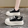 Platform Canvas Shoes Women's New Spring and Summer Ugly Cute Height Increase Small Low-top Non-slip Board Shoes Sports and Leisure Shoes