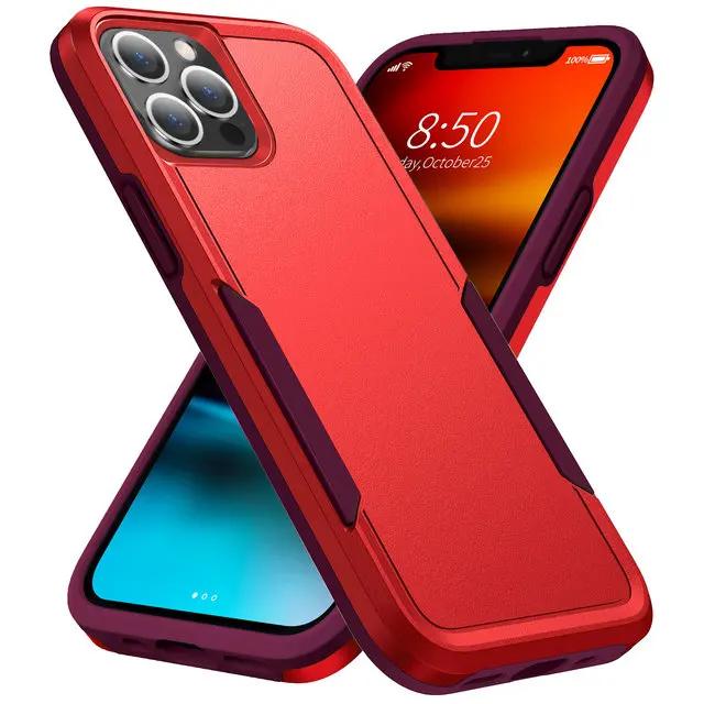 Hybrid Heavy Duty Armor for IPhone 16 Pro Max 15 14 13 12 11 XR XS 7 8 Plus Otter Case Box Hard Full Protection Military Shockproof Cover