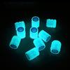 4/100PCS Car Luminous Tire Valve Cap Motorcycle Bike Wheel Nozzle Night Glowing Fluorescent Decor Tyre Valve Stem Luminous Caps