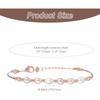 "Fashion Pearl Bracelet Watch Analog Display 3ATM Waterproof Stainless Steel Bangle Rose Gold Women's Accessories"