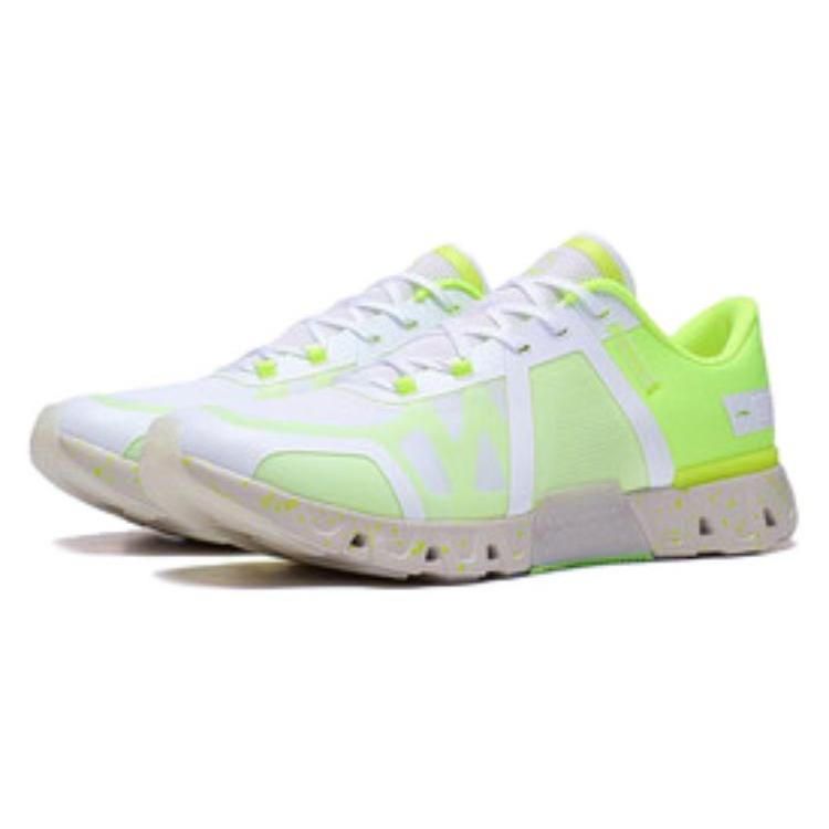 Li Ning Antelope Spirit Cushioning Slip Resistant Abrasion Resistant Low Top Training Shoes Women's Green White AFVT004-14