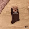 1Pair Plush Bear Stockings Autumn Winter Female Stockings Kawaii Cute Socks Lovely Korean Style Socks For Girls