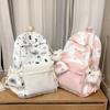 Schoolbag Printing and Dyeing Schoolbag Female Junior High School Students High Value Small Fresh Backpack Niche Design College Student Leisure Travel
