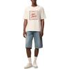 AMIPARIS Loose Knit Short Sleeve Round Neck T-Shirt Unisex tops UTS385726136