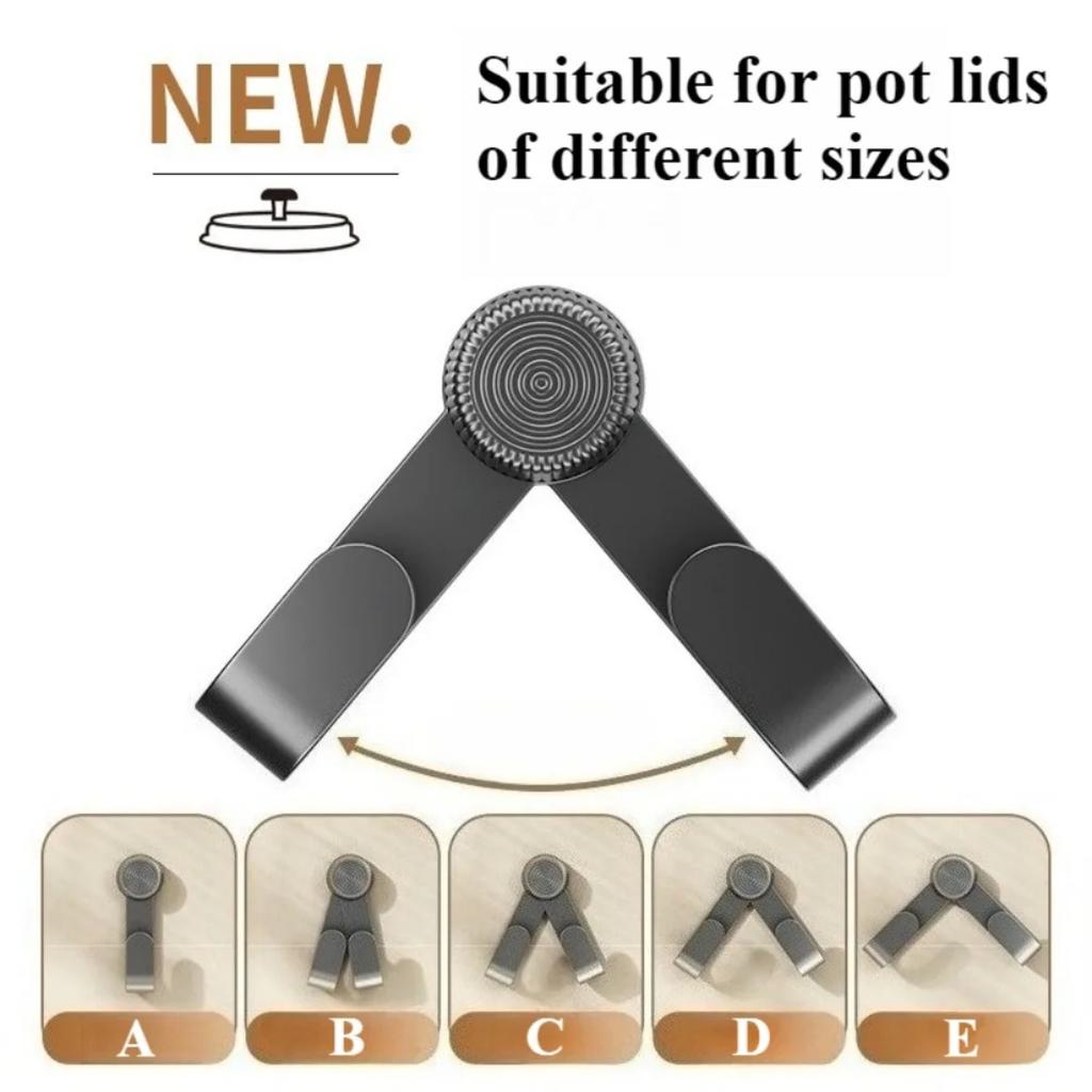 2 In 1 Suction Cup Pot Cover Holder Metal Hook No Drill Wall Mounted Cutting Board Kitchen Storage Kitchen Accessories Organizer