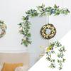 Easter Garland Decor Spring Ornament Holiday Decorations Rustic Artificial Easter Eggs Garland For Home Indoor Wall Fireplace