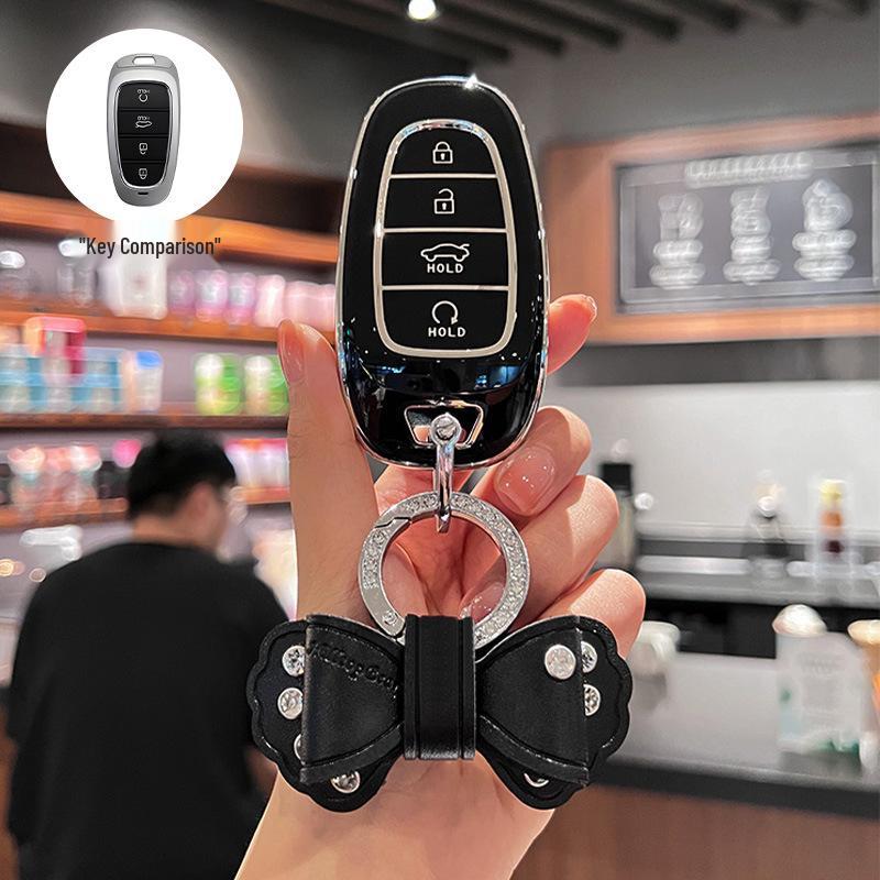 Beijing Hyundai Elantra Key Cover for Yuedong Shengda Mingtu Yixing iX35 - Car Protective Shell Bag