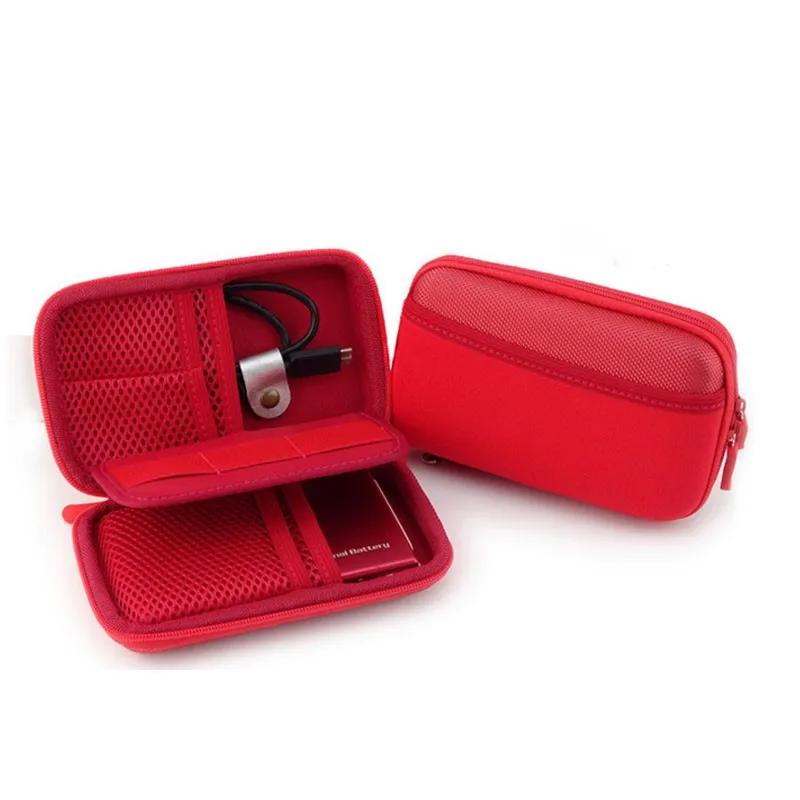 

GUANHE чехол-сумка-чехол для внешнего жесткого диска 2,5 USB Внешний HDD/Жесткий диск Жесткий Черный Чехол для переноски для My Passport красный