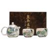 Silver Teapot 999 ******lver Qinglong Teapot Chinese Kung Fu Tea Set Tea Pot Household Filter Single Pot High-end Gift Box