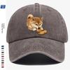 pc Shiba Inu Eating Taiyaki Fun Print Baseball Cap Cute And Adorable Design Unisex Adjustable Size Suitable for Daily Outing
