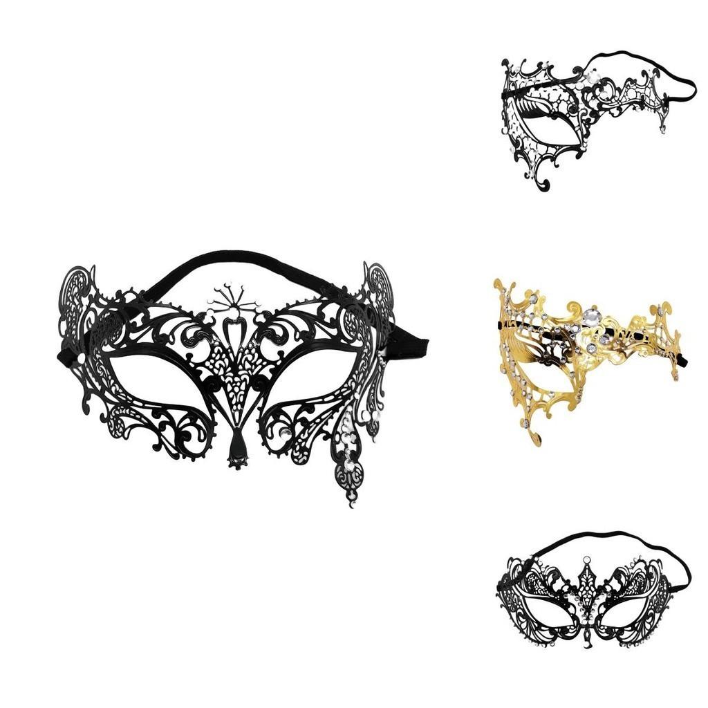 Metallische Maskenballmaske Für Partys Und Halloween Sinnliches Und Exquisites Design