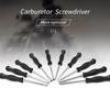 Pack Of 10 Multipurpose Carburetor Tuning Screwdrivers With Ergonomic Handles Suitable For Lawnmower Trimmer Maintenance