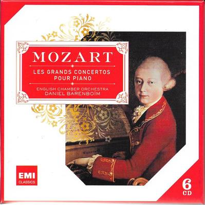 CD WOLFGANG AMADEUS MOZART, DANIEL BAR - Les Grands Concertos Pour Piano 6483382 EMI Classics 2010 Europe Classical Used
