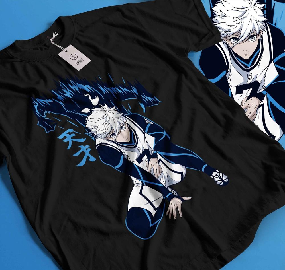 

Meguru Bachira T-shirt Blue lock Kunigami,Rin Itoshi,Nagi Anime Manga Gift 175 2XL