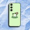 Cartoon F-Frog-S Phone Case For Samsung S 25,24,23,22,30,21,10,9,Ultra,Plus,Lite,FE,4,5G Black Soft Case