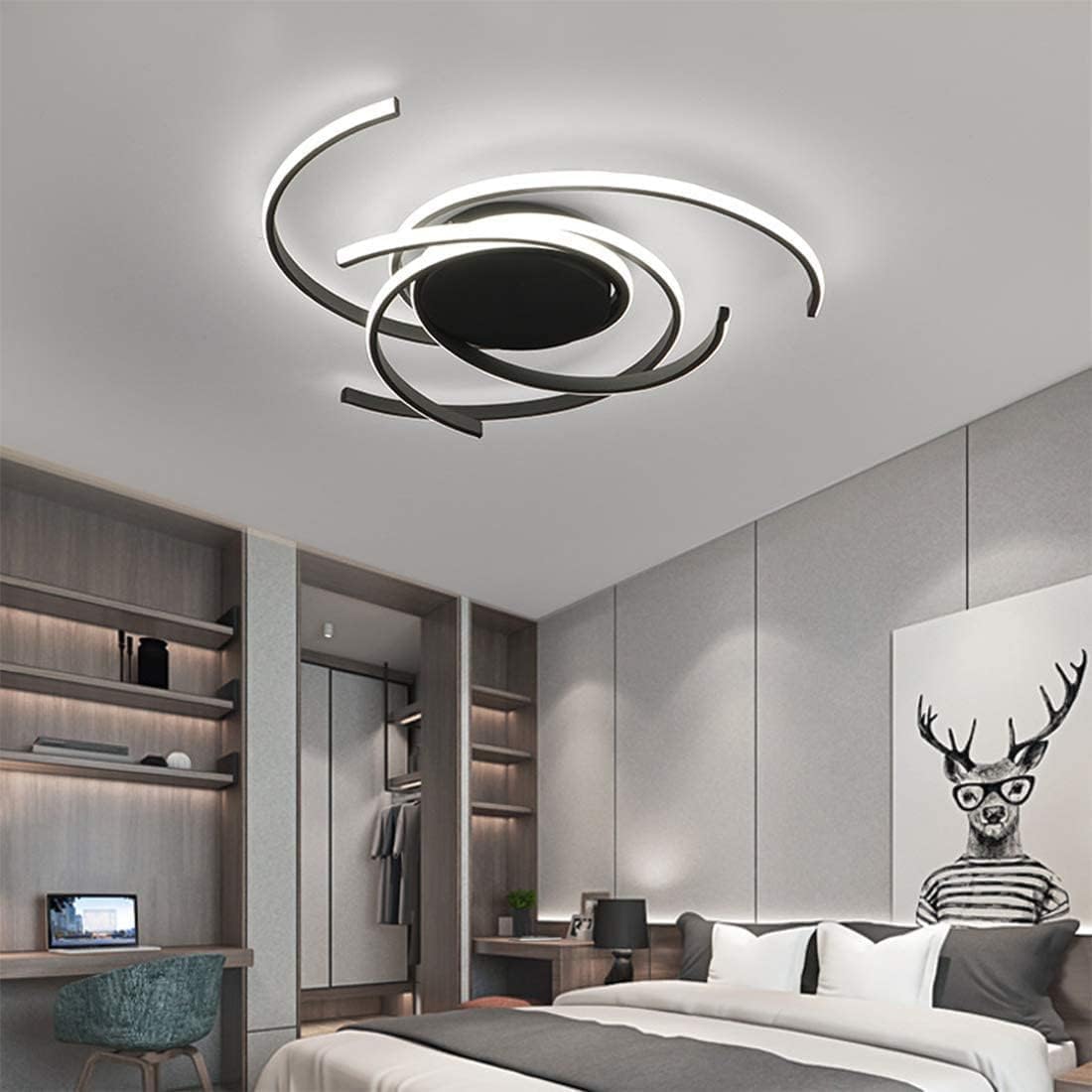 

LED Ceiling Light, Dimmable, Color Adjustable, Remote Control Included, Energy Saving, Scandinavian Style, 8-Tatami (approx. 12 sq ft) Size, Stylish,