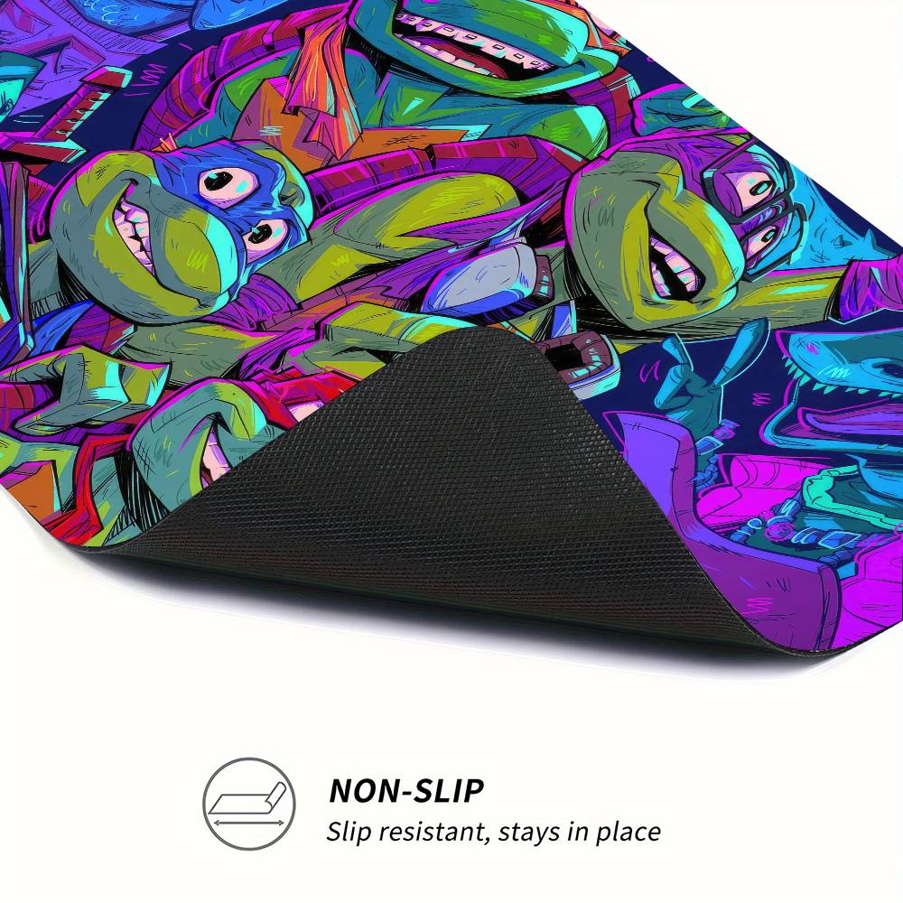 N-Ninja T-Turtles Mousepad Large Keyboard Desk Mat Gaming Mouse Pad LockEdge Non-slip Mat