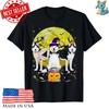 Halloween Dog Shirt Pumpkin Ghost Witches Cute Pet Graphic Tee Unisex T-Shirt