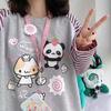 2KWEIRD Y2k Harajuku Kawaii Striped Hoodie Women Japanese Fashion Patchwork Cartoon Print Sweatshirt