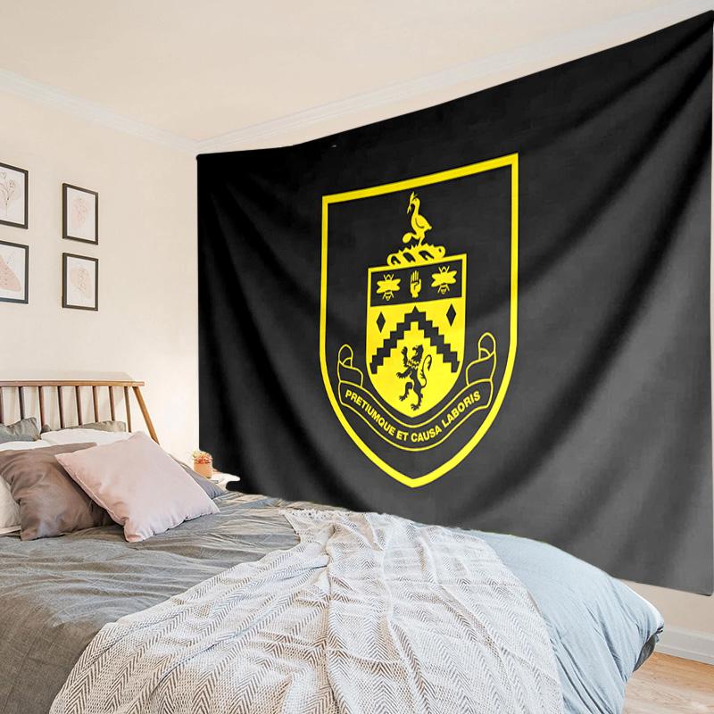 Football Club Burnley Tapestry, Unique Design Tapestry, Wall Decor for Bedroom,Livingroom, Playroom,Heartwarming Fan Holiday Gifts