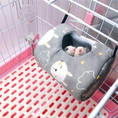 Příslušenství ke kleci pro činčilu Hamster House Hammock omyvatelné mini závěsné hnízdo