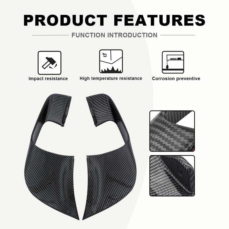 Spoiler ad ala fissa per moto per Yamaha YZF-R7 YZFR7 2021 2022 2023 ABS ala aerodinamica ala dinamica winglet laterale alettone