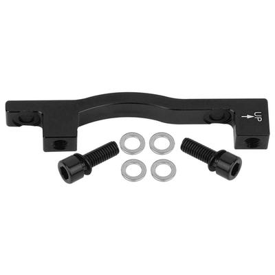 Langlebiger Fahrrad Scheibenbremsaufnahme Bremssatteladapter A F203 für MTB Mountainbike Fahrrad(schwarz)