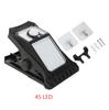 New Motion Light-sensing  Outdoor Waterproof Lamp  IP65 Solar Clip LED Flashlight for Garden Street Household Wall Lighting