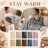 Striped Blanket 120200 cm Soft Plush Throw for Bed, Couch and Travel