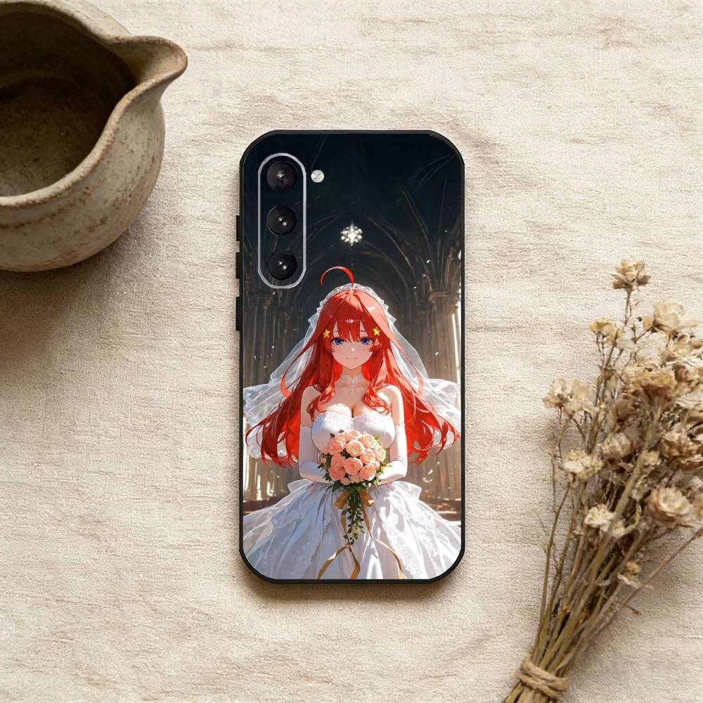 Custodia per telefono I-Itsuki N-Nakano Per Samsung Galaxy A73,21,22,32,71,53,52,51,80,5G Cover Nera Morbida