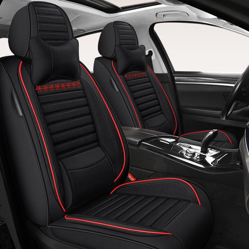 Linen Car Seat Cushion for Dongfeng Peugeot Models: 4008, 206, 207, 307, 408, 308, 2008, 5008