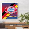 Bayern Munich Customize Your Name Diamond Painting Round Diamond Diy Frameless Holiday Artwork Suitable For Home Office Wall Decoration