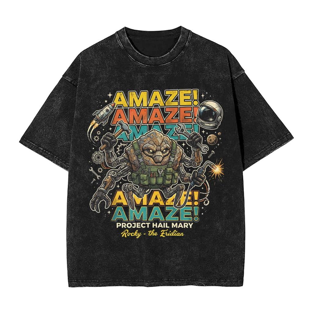 Streetwear T Shirt Believe In The Hail Mary Project Hail Mary Cotton T Shirts Fashion Tee Shirt For Male Summer Y2k Retro Tops