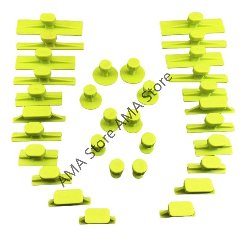 16 /32pcs Paintless Car Body Dent Removal Pulling Tabs Compatible With T Slide Hammer Metal Surface Automobile Dent Repair Tools